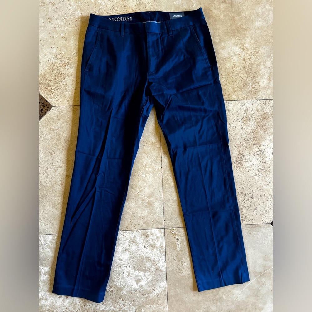 Bonobos Men’s Navy Trousers